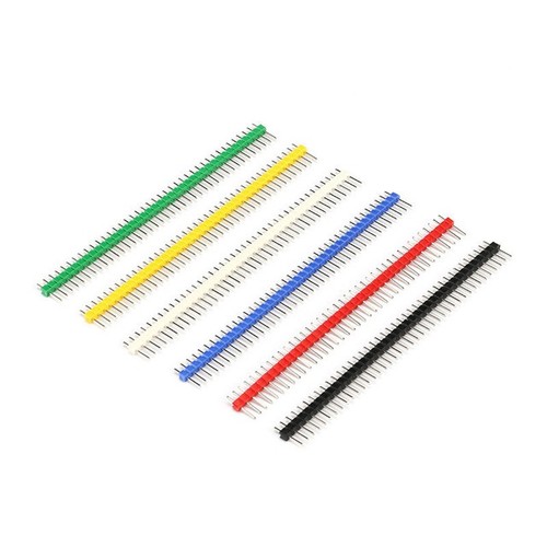 Stiftleiste bunt einreihig - 6x,